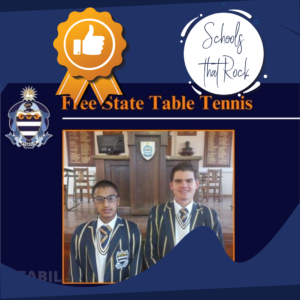 Free State Table Tennis – Grey College